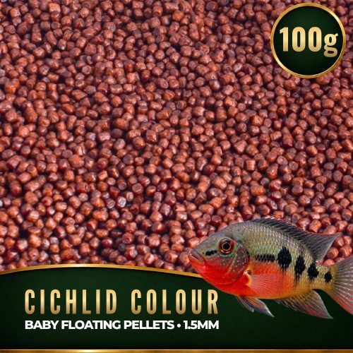 FKC Cichlid Colour Baby Floating 1.5mm Pellets 100g-16kg