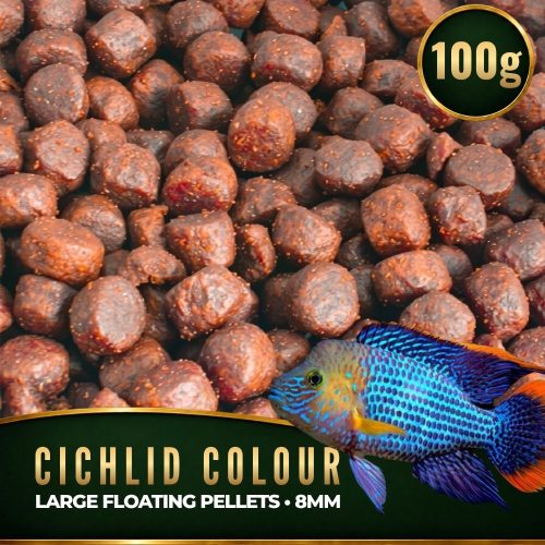 FKC Cichlid Colour Large Floating 8mm Pellets 100g-16kg