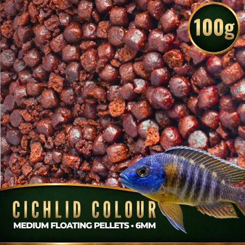 FKC Cichlid Colour Medium Floating 6mm Pellets 100g-16kg