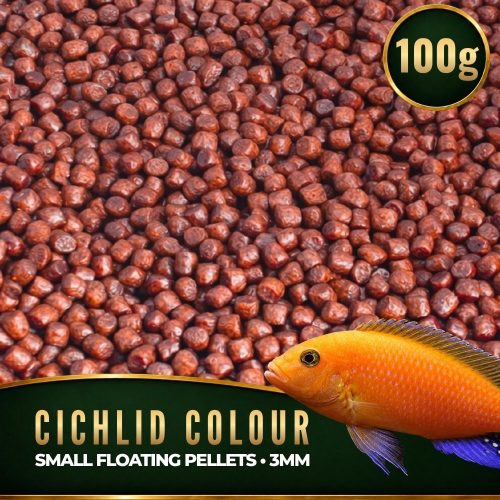 FKC Cichlid Colour Small Floating 3mm Pellets 100g-16kg-F