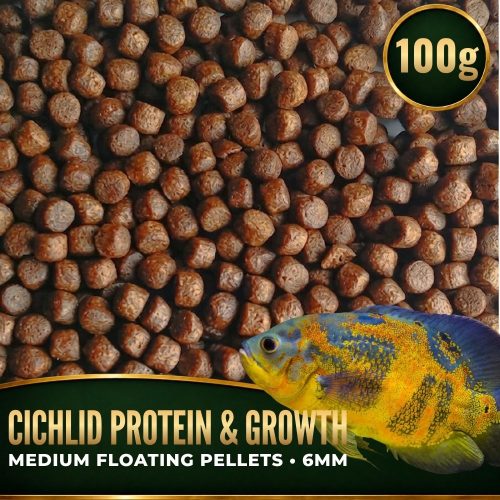FKC Cichlid Medium Protein & Growth Floating 6mm Pellets 100g-16kg