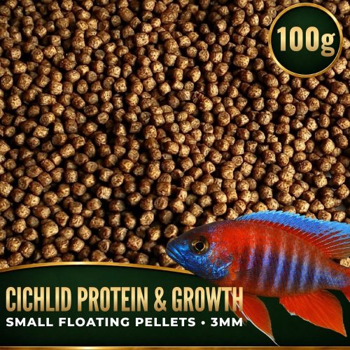 FKC Cichlid Small Protein & Growth Floating 3mm Pellets 100g-16kg