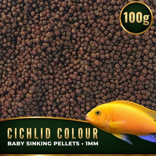 FKC Cichlid Colour Baby Sinking 1mm Pellets 100g-16kg