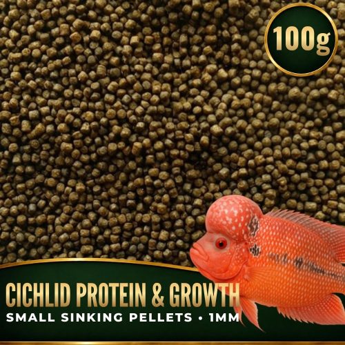 FKC Cichlid Small Protein & Growth Sinking 1mm Pellets 100g-16kg