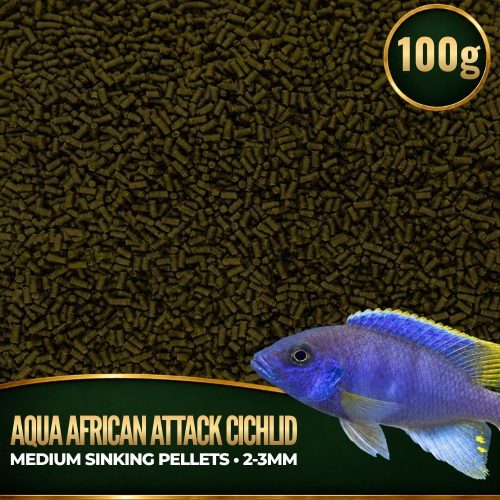 FKC Aqua African Attack Cichlid Medium Sinking Pellets 2-3mm 100g-16kg