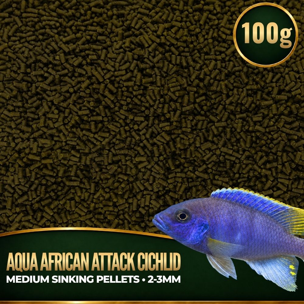 FKC Aqua African Attack Cichlid Medium Sinking Pellets 2-3mm 100g-16kg