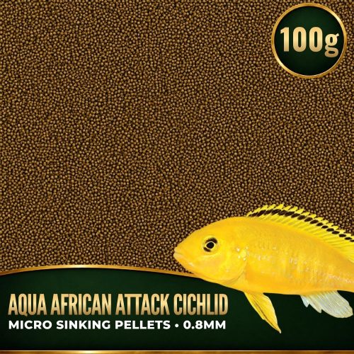 FKC Aqua African Attack Cichlid Micro Sinking Pellets 0.8mm 100g-16kg