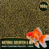 FKC Natural Goldfish & Koi Baby Floating 1-2mm Pellets 100g-16kg
