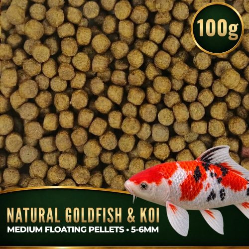 FKC Natural Goldfish & Koi Medium Floating 5-6mm Pellets 100kg-16kg