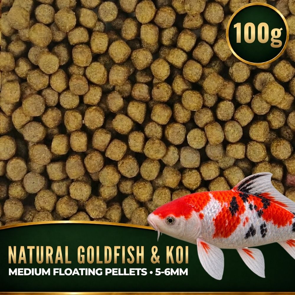 FKC Natural Goldfish & Koi Medium Floating 5-6mm Pellets 100kg-16kg