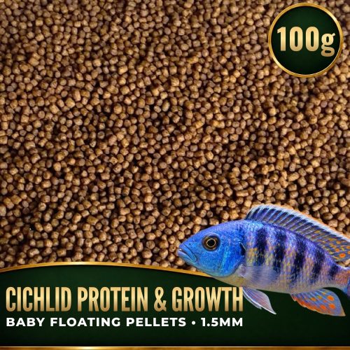 FKC Cichlid Baby Protein & Growth Floating 1.5mm Pellets 100g-16kg