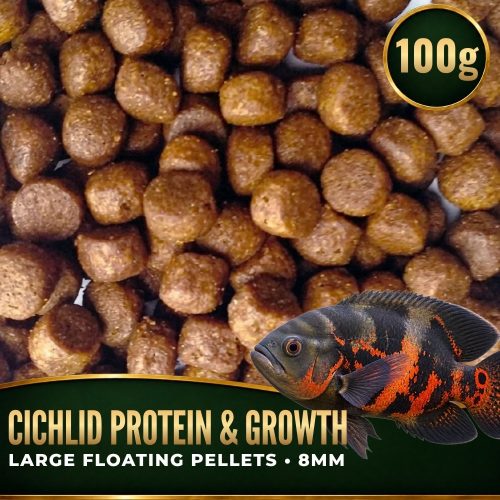 FKC Cichlid Large Protein & Growth Floating 8mm Pellets 100g-16kg
