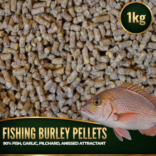 FKC Fishing Burley Pellets 90% Fish, Garlic, Pilchard, Anissed Attractant 1kg