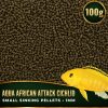 FKC Aqua African Attack Cichlid Small Sinking Pellets 1mm 100g