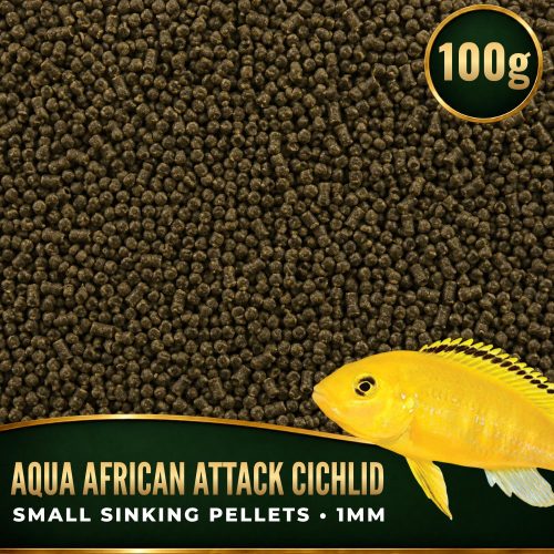 FKC Aqua African Attack Cichlid Small Sinking Pellets 1mm 100g