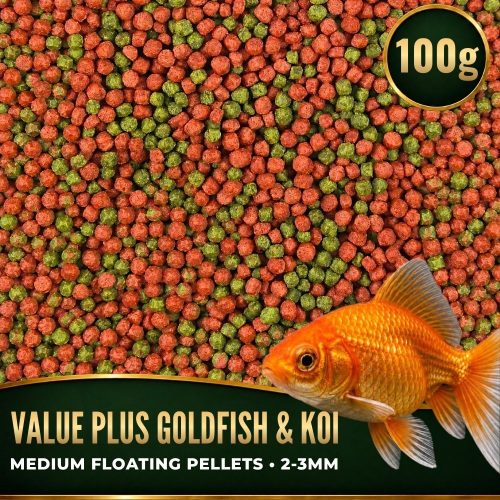 FKC Value Plus Goldfish & Koi Medium Floating Pellets 2-3mm-100g