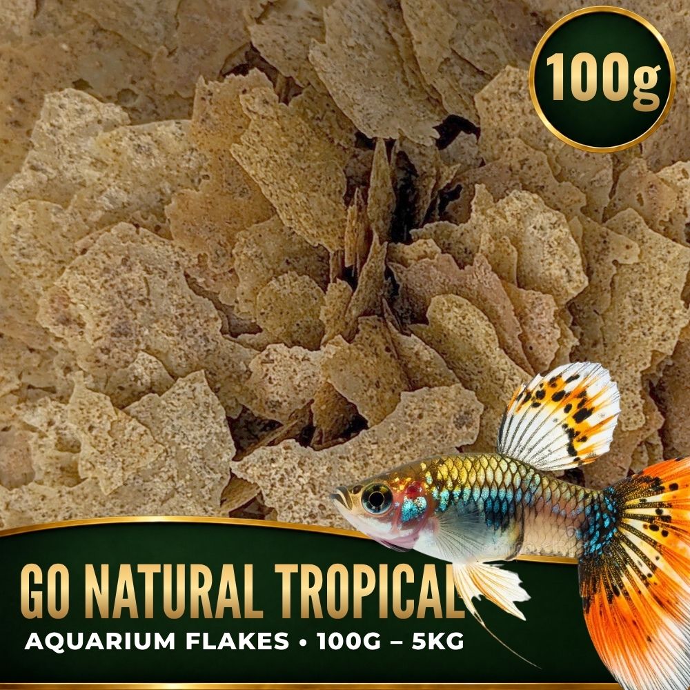FKC GO Natural Tropical Aquarium Flakes 100g - 5kg