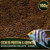 FKC Cichlid micro Protein & Growth Sinking 0.8mm Pellets 100g-16kg