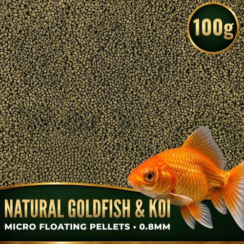 FKC Natural Goldfish & Koi Micro Floating 0.8mm Pellets 100g