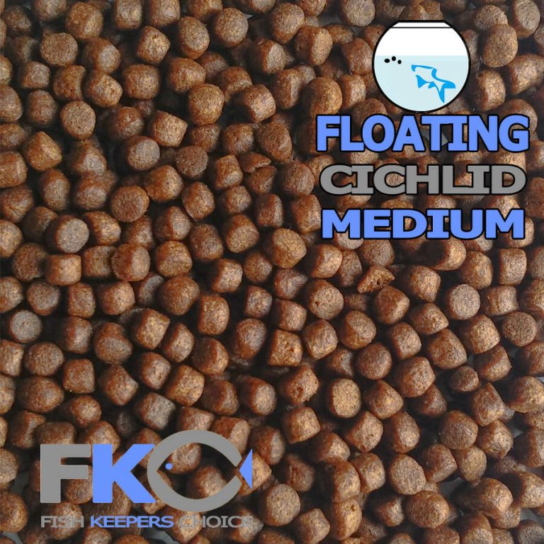 FKC Cichlid Medium Protein & Growth Floating 6mm Pellets 100g-16kg
