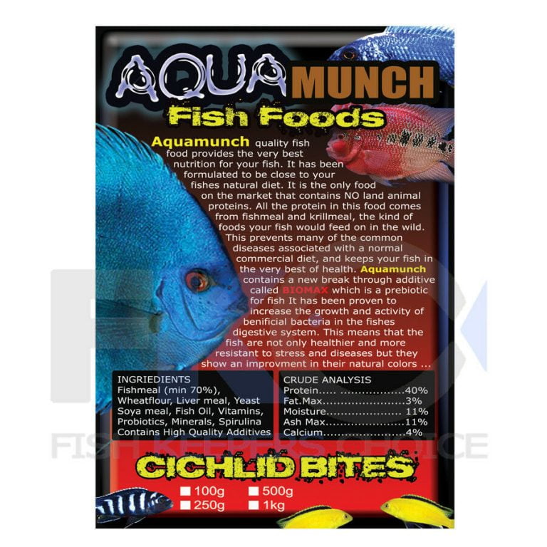 FKC Aqua Cichlid Bites Medium Sinking 3-4mm Pellets 100g-16kg - Image 6